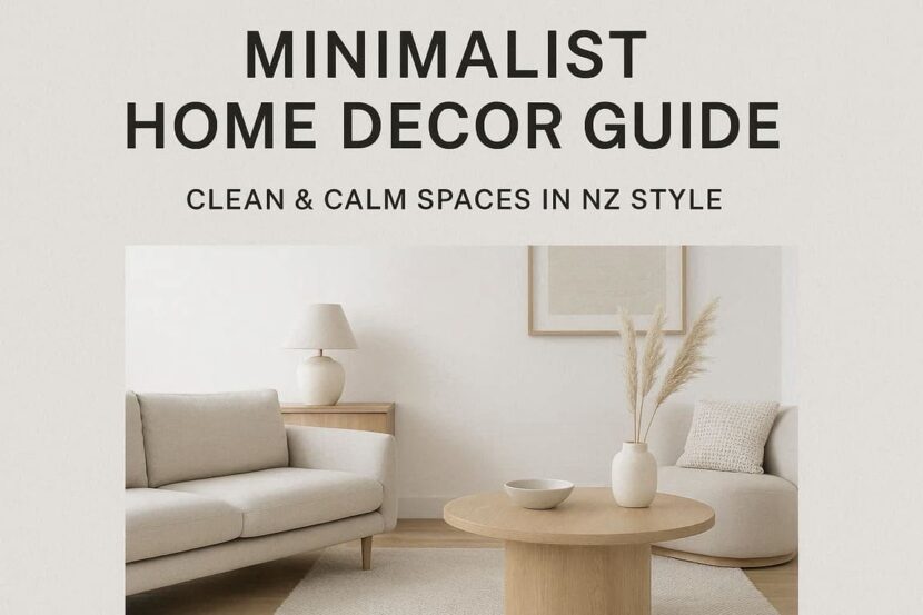 Minimalist Home Decor Guide: Clean & Calm Spaces in NZ Style